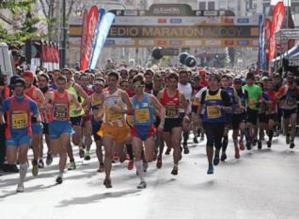 Récord de participación en la media maratón de Alcoy