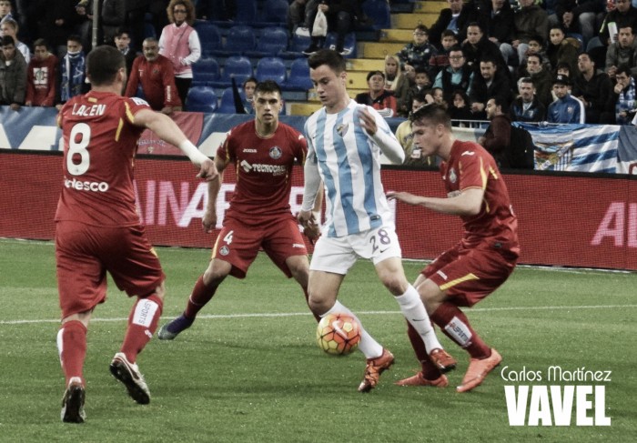 Fotos e imágenes del Málaga 3-0 Getafe, jornada 23 de la Liga BBVA
