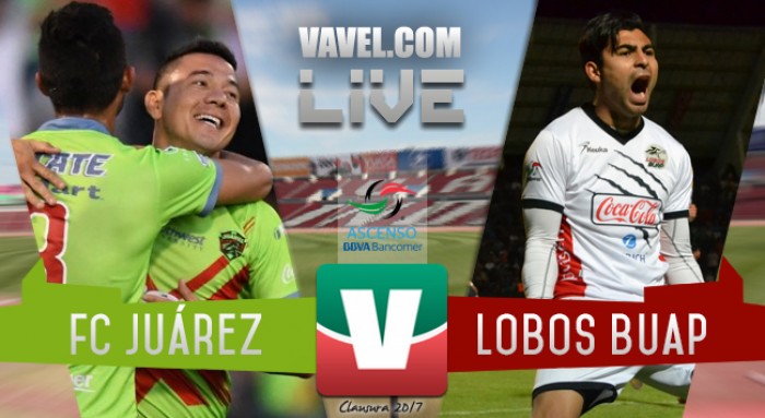 Partido y goles del Juárez vs Lobos  (1-2)
