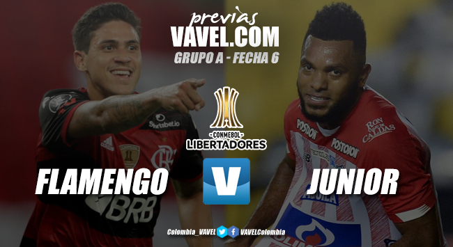 Previa Flamengo vs. Junior: duelo colombo brasileño para definir el grupo A de la Libertadores