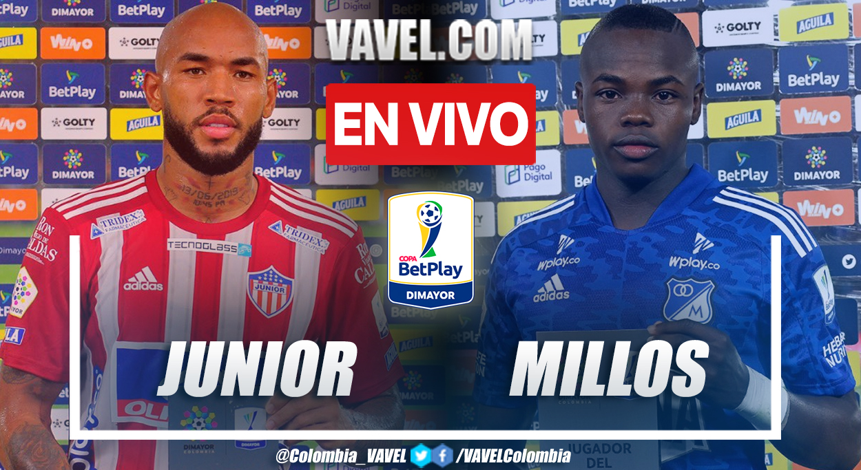 Resumen y gol: Junior de Barranquilla 1-0 Millonarios por Copa BetPlay Resumen y gol: Junior de Barranquilla 1-0 Millonarios por Copa BetPlay