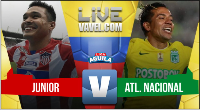 Junior le ganó 2-0 a Nacional con un Teófilo Gutiérrez intratable Junior le ganó 2-0 a Nacional con un Teófilo Gutiérrez intratable