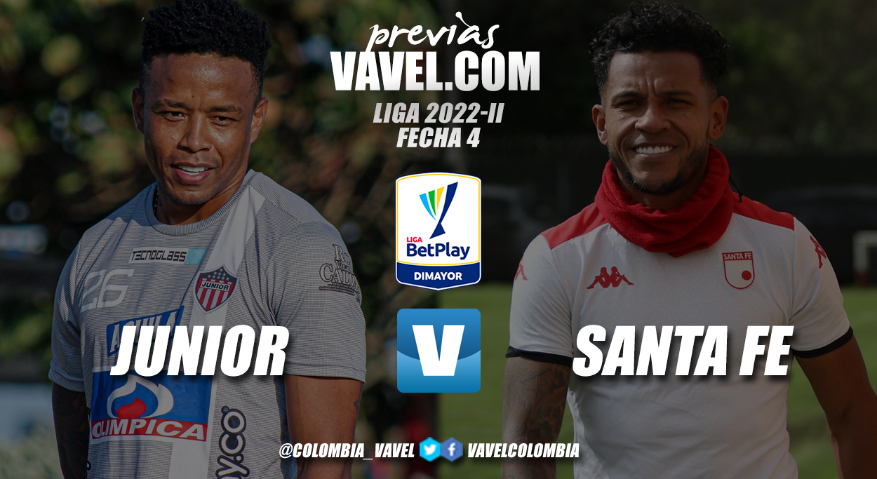 Previa Junior vs Independiente Santa Fe: por la primera victoria de visitante
