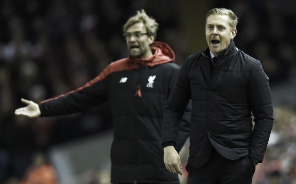 Garry Monk reflects on Liverpool defeat