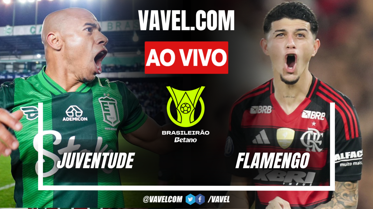Juventude 0x2 Flamengo: Gols e melhores momentos que consolidam a liderança rubro-negra no Brasileirão