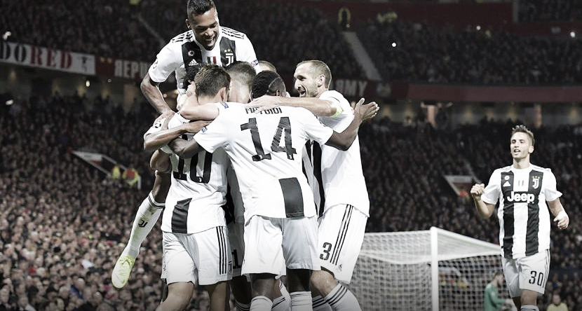 La Juventus tiñe Old Trafford de blanco y negro