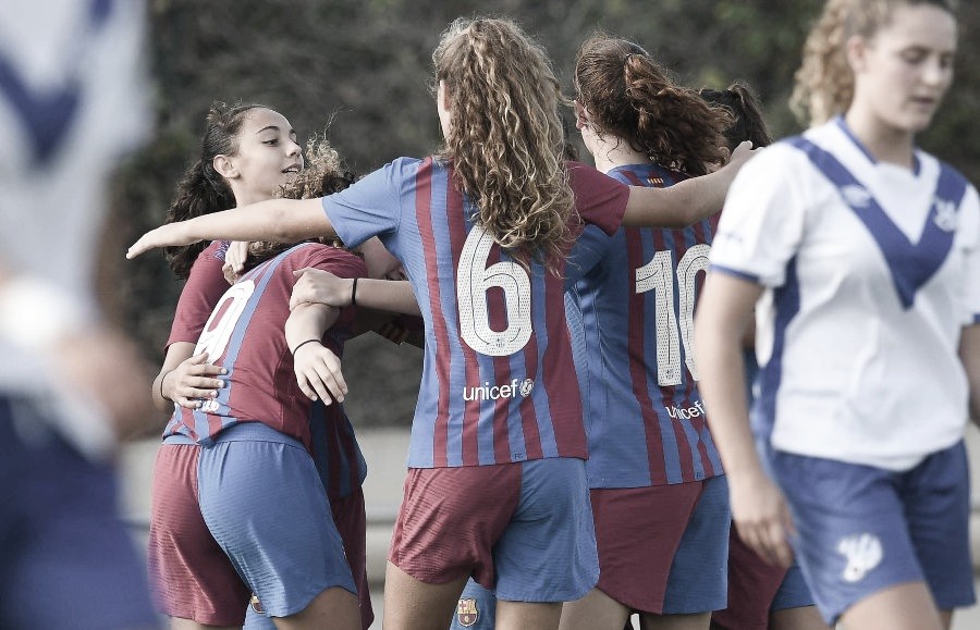El FCB Juvenil Femení cierra una primera vuelta soberbia