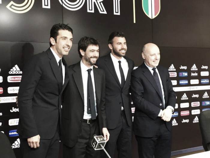 Buffon e Barzagli rinnovano fino al 2018. Agnelli: "La Champions è un sogno realizzabile"