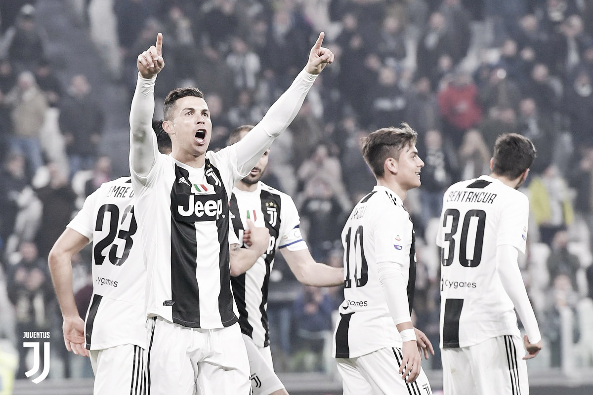 Com direito a gol de CR7, Juventus passa tranquila pelo Frosinone na abertura da rodada