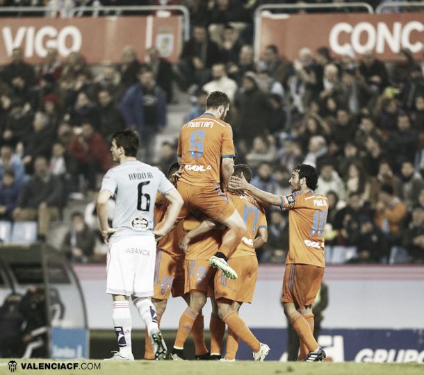 Celta - Valencia: puntuaciones del Valencia, 18ª jornada de la Liga BBVA