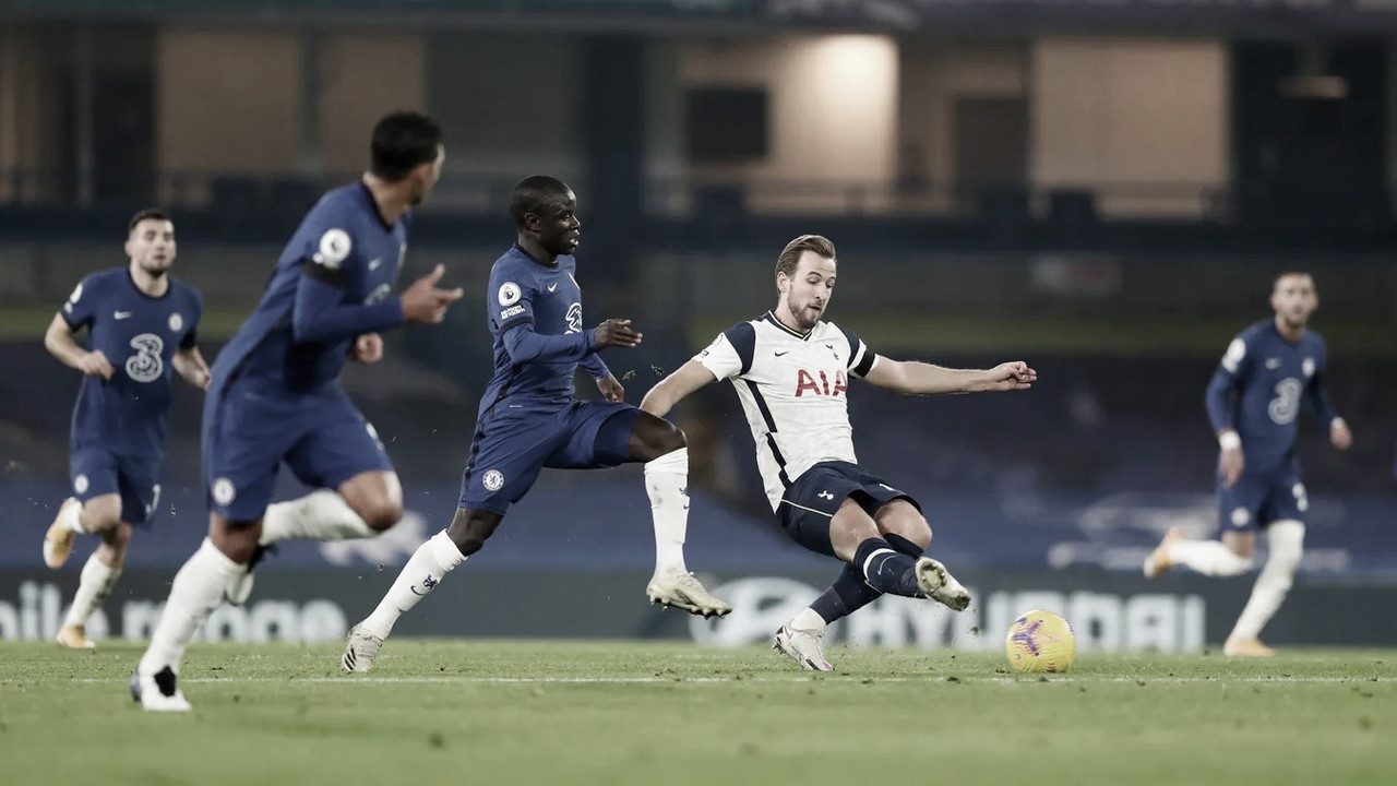 La cima de la Premier sigue en disputa tras el empate de Chelsea y Tottenham