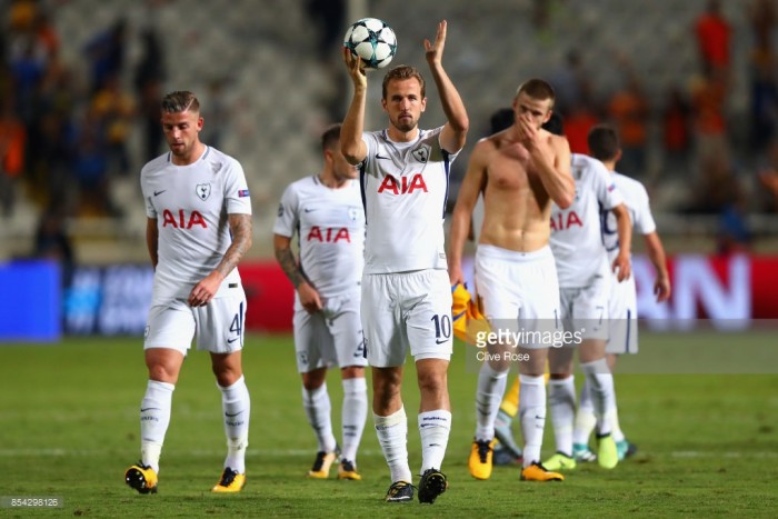 APOEL Nicosia 0-3 Tottenham Hotspur: Kane hat-trick leaves Spurs in pole position to progress