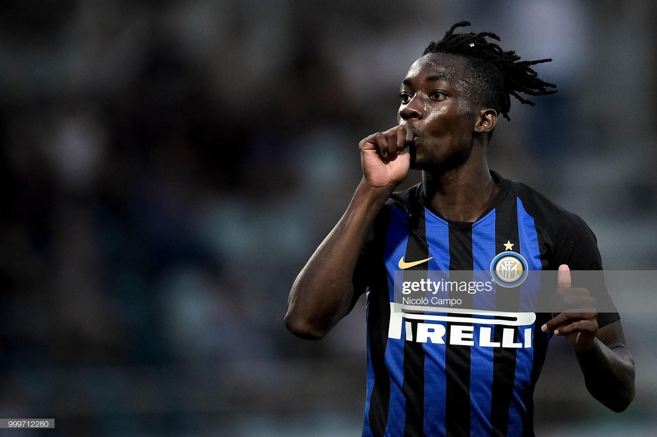 Parma confirm loan signing of Karamoh from Inter Milan