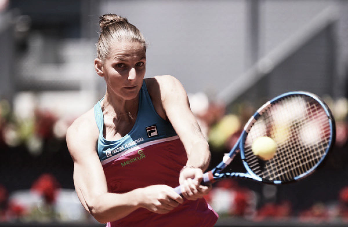 Karolina Pliskova: "Ha sido uno de mis mejores partidos del año
