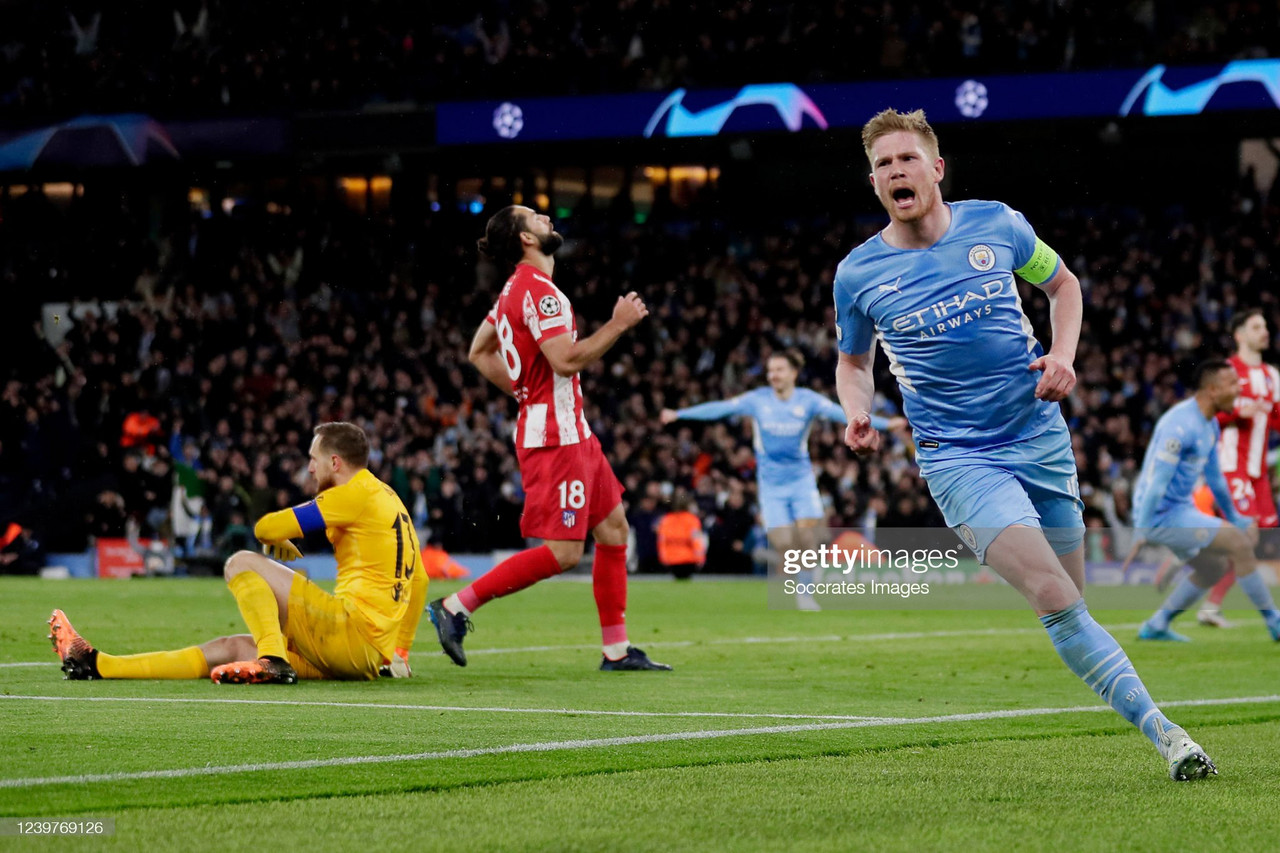 Manchester City 1-0 Atletico Madrid - Advantage City after late Kevin De Bruyne strike