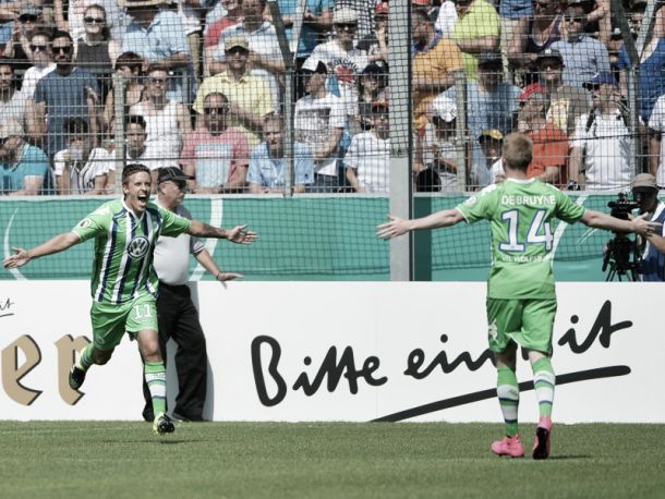 Stuttgarter Kickers 1-4 VfL Wolfsburg: de Bruyne and Kruse kill off Kickers