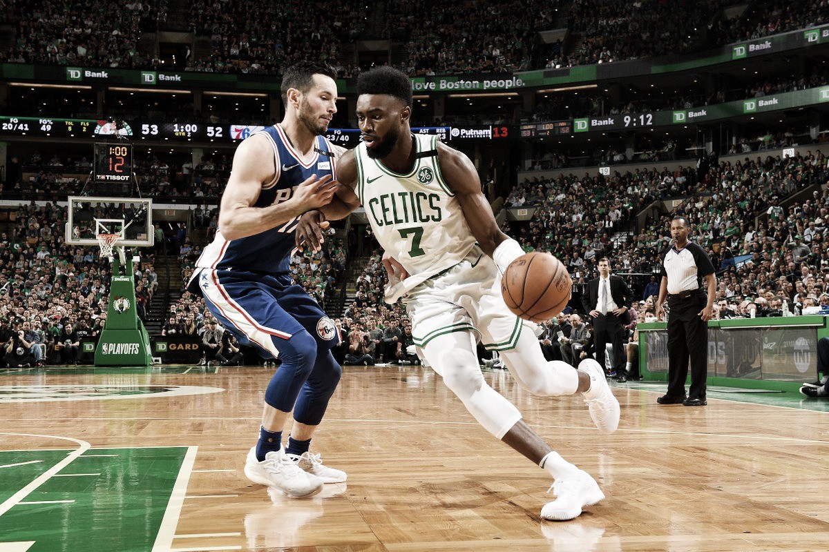 Boston Celtics defeat Philadelphia 76ers 114-112, advance to the Eastern Conference Finals Boston Celtics defeat Philadelphia 76ers 114-112, advance to the Eastern Conference Finals