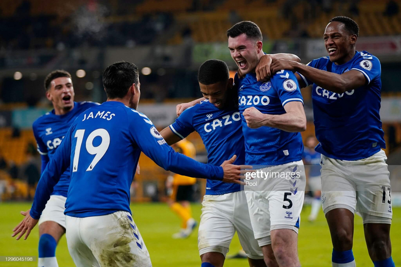 Wolves 1-2 Everton: Keane header lifts Toffees into Champions League spots