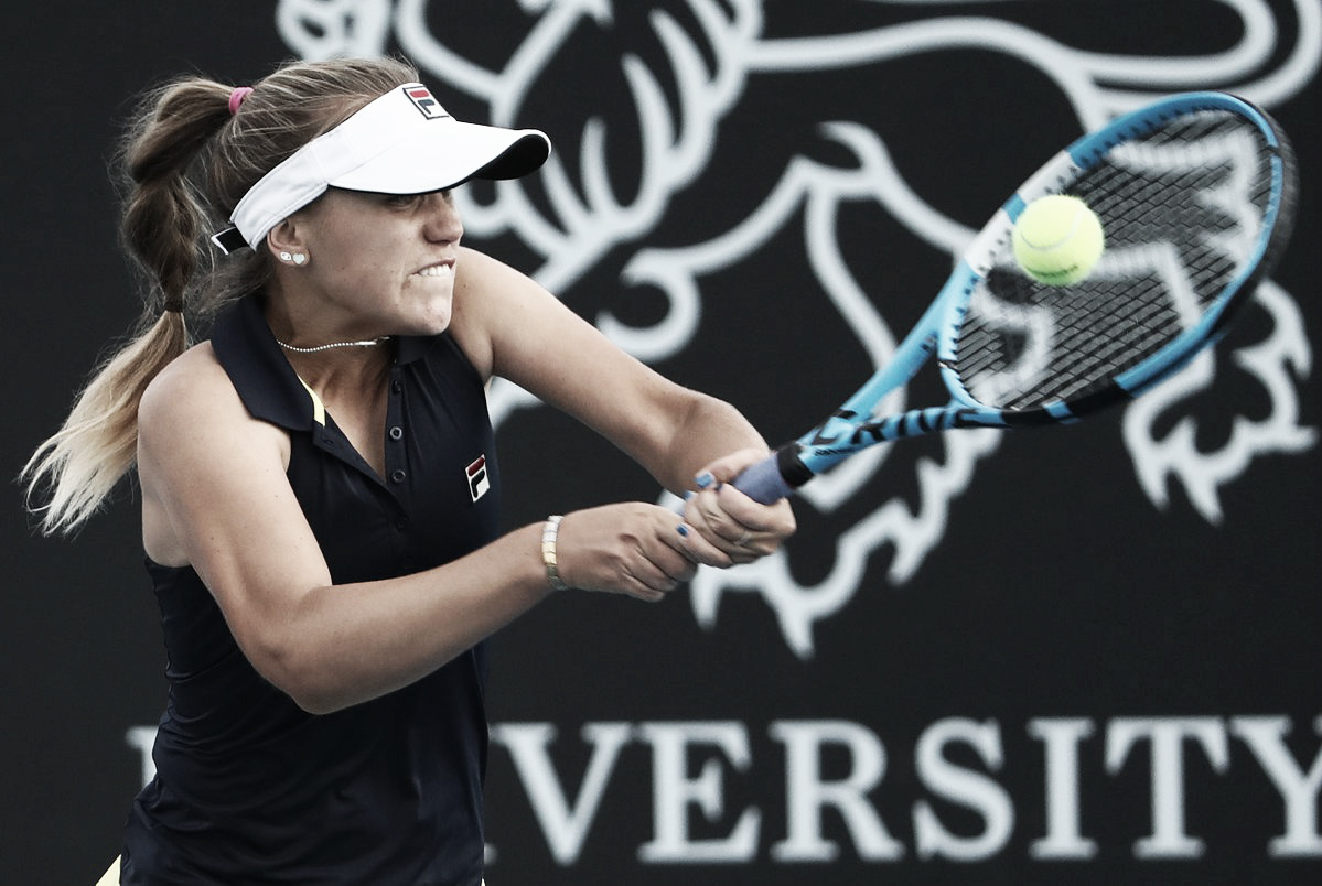 Garcia perde para Kenin em Hobart e continua sem vencer em 2019 Garcia perde para Kenin em Hobart e continua sem vencer em 2019