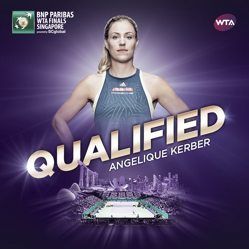 Angelique Kerber qualifies for WTA Finals