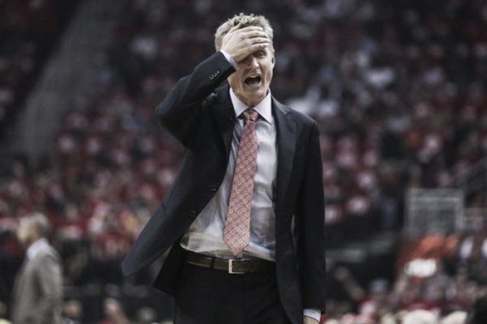 Nba playoffs, Kerr dopo il k.o. di Houston: "Curry? Dovevamo giocare meglio di squadra" Nba playoffs, Kerr dopo il k.o. di Houston: "Curry? Dovevamo giocare meglio di squadra"