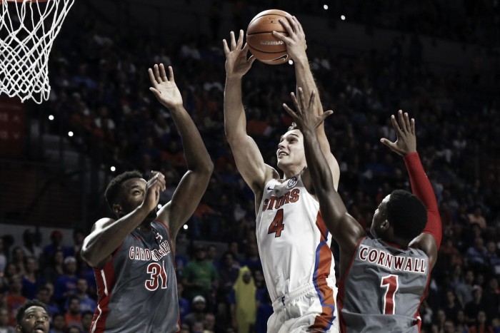 NCAA Basketball: Florida routs Gardner-Webb 116-74 behind Koulechov's record-breaking night