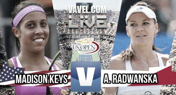 US Open 2015 - Madison Keys bt. Agnieszka Radwanska: As it happened