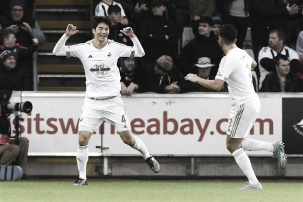 Swansea City 1-0 West Bromwich Albion: Ki keeps Curtis' head above water with long-awaited win