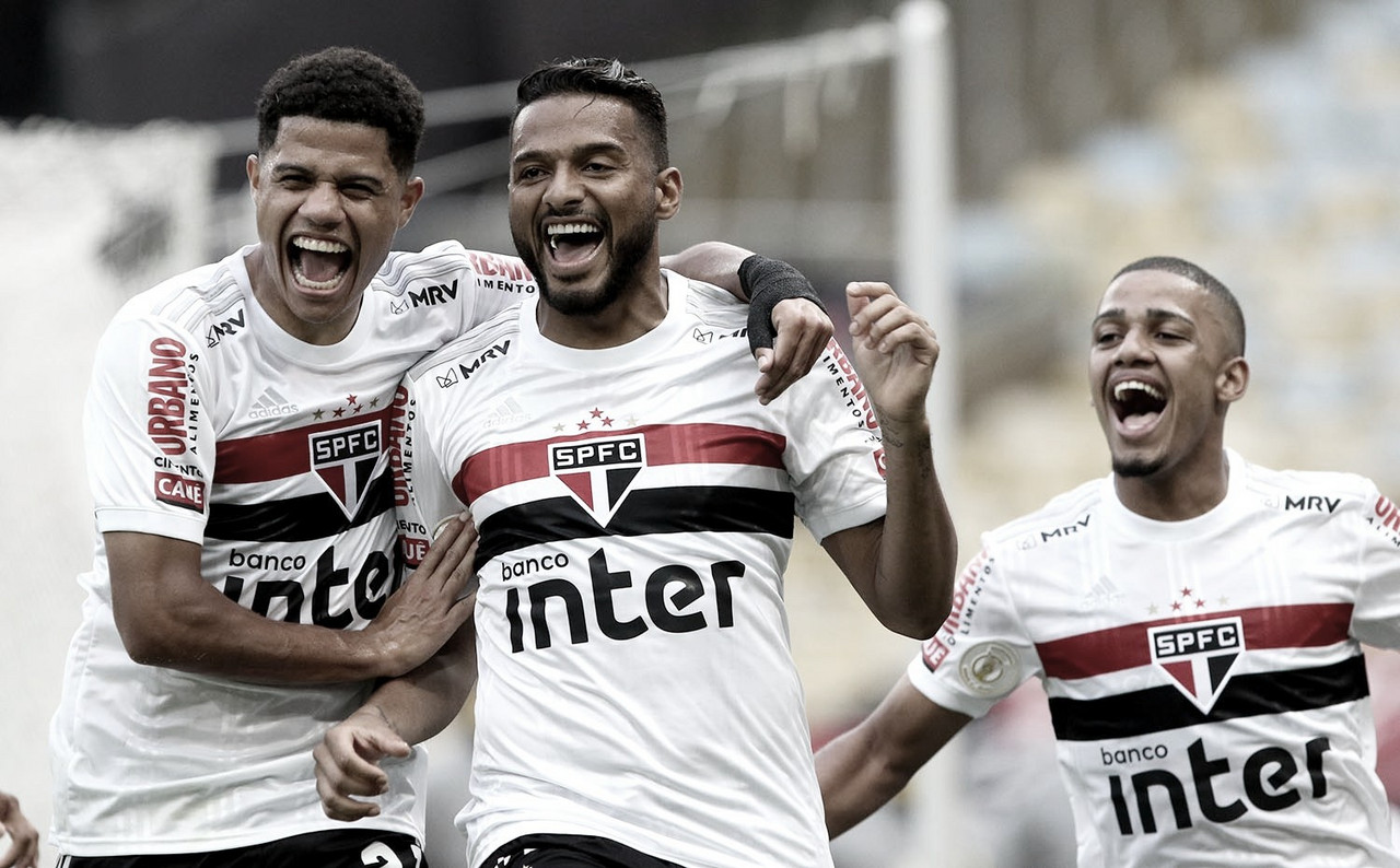 Em grande jogo coletivo, São Paulo goleia Flamengo no Maracanã