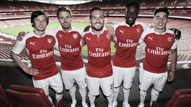 Arsenal launch new home kit