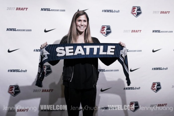 Katie Johnson signs her first pro contract with the Seattle Reign