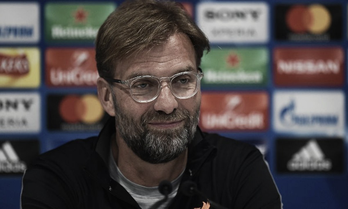 Jürgen Klopp: "Tenemos que escribir nuestra propia historia" Jürgen Klopp: "Tenemos que escribir nuestra propia historia"