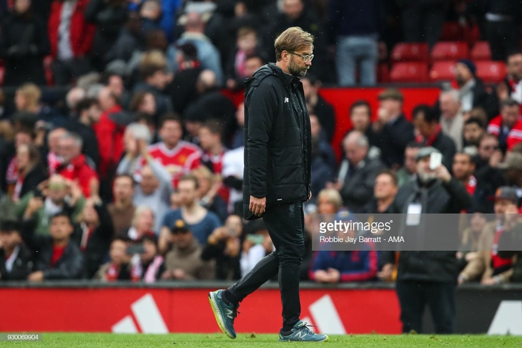 Jürgen Klopp says Liverpool 'have to respond' after defeat to Manchester United