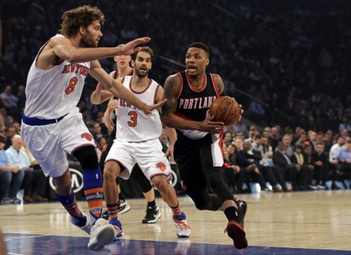 Portland Trail Blazers Backcourt Showcases 55 Point Performance To Annihilate New York Knicks