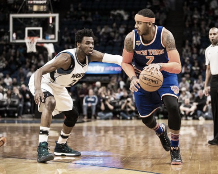New York Knicks hang on to earn road victory against Minnesota Timberwolves, 106-104