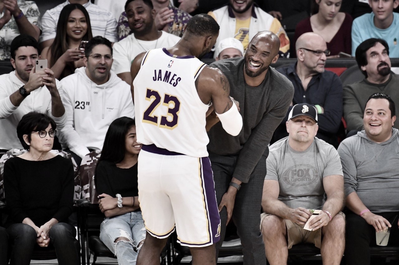 LeBron puts on a show for Kobe at Staples Center