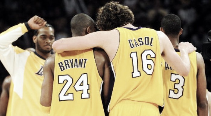 Kobe Bryant: "Los fans de los Lakers no han sabido apreciar a Pau"