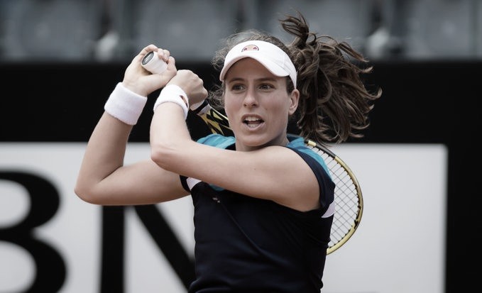 Konta vence batalha, surpreende Bertens e garante presença na final de Roma Konta vence batalha, surpreende Bertens e garante presença na final de Roma