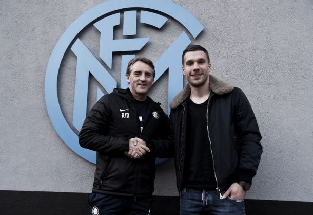 Lukas Podolski Nerazzurro pour les six prochains mois
