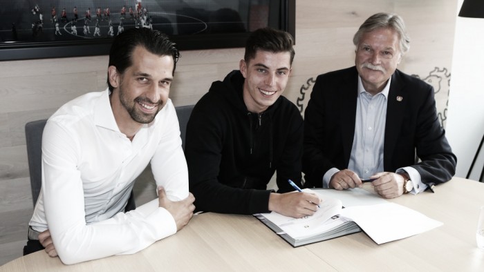 Destaque na última temporada, Bayer Leverkusen renova contrato do jovem meia Kai Havertz