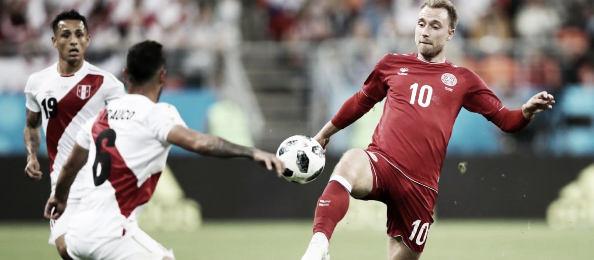 Perú - Dinamarca: puntuaciones de Dinamarca, jornada 1 del Grupo C del Mundial 2018