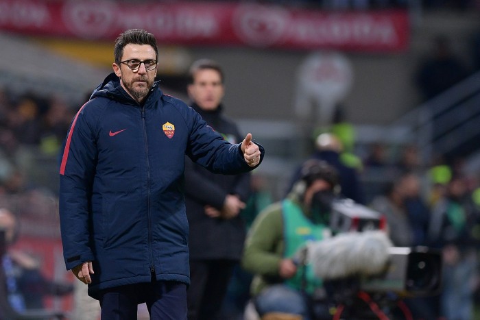 Roma, Di Francesco dopo il pari contro l'Inter: "Dovevamo sfruttare meglio il primo tempo”