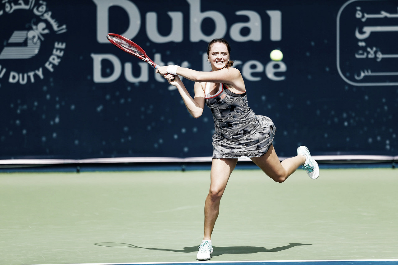 Kuzmova faz partida de alto nível e surpreende Bertens em Dubai