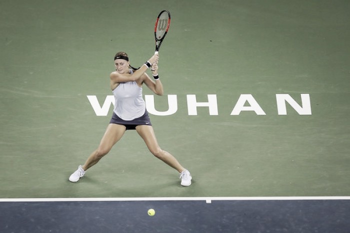 Kvitova cae en primera ronda en el partido más largo del año