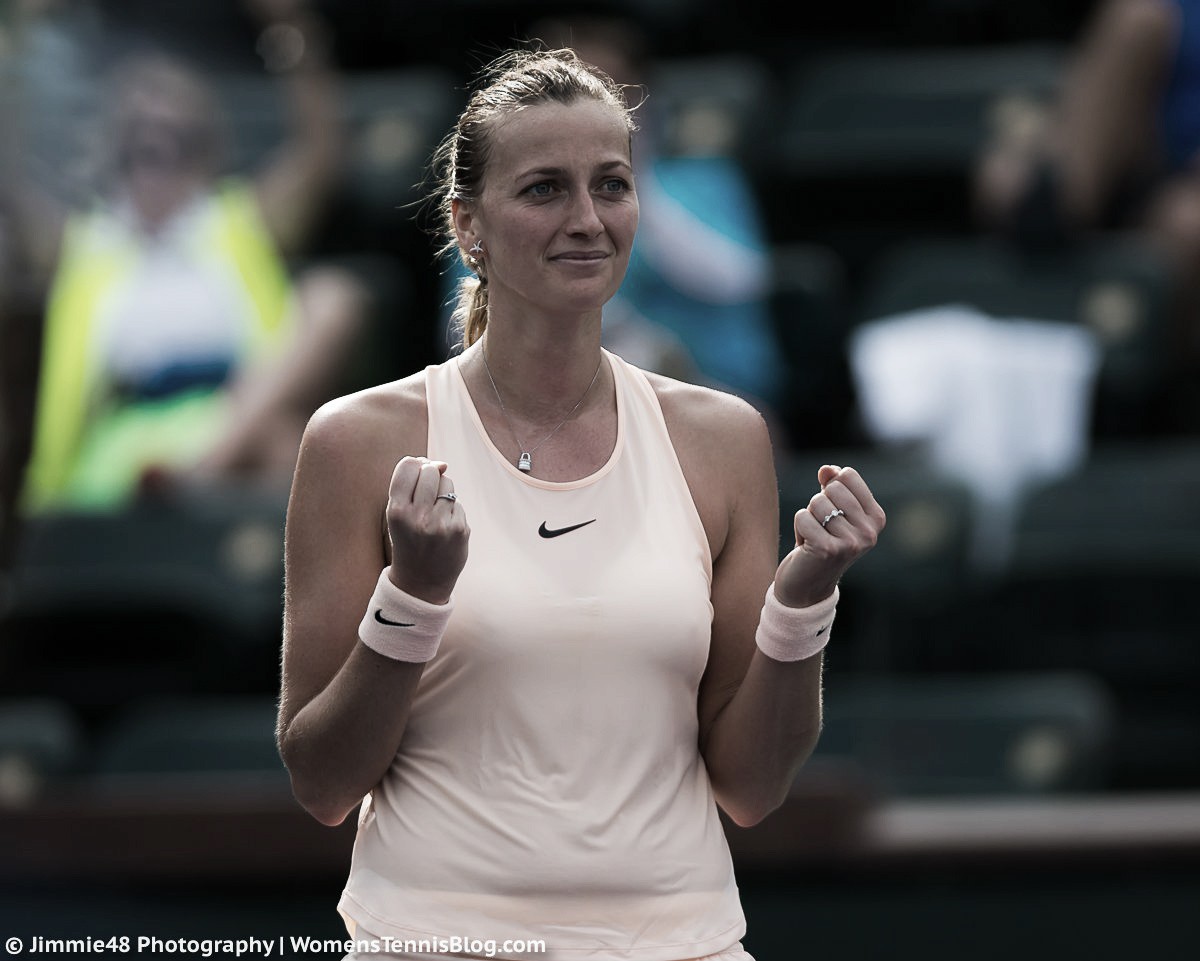 WTA Indian Wells: Petra Kvitova edges three-hour thriller against Yulia Putintseva