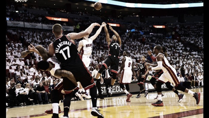 Nba playoffs, Lowry trascina i Raptors in gara 3 a Miami (91-95) Nba playoffs, Lowry trascina i Raptors in gara 3 a Miami (91-95)