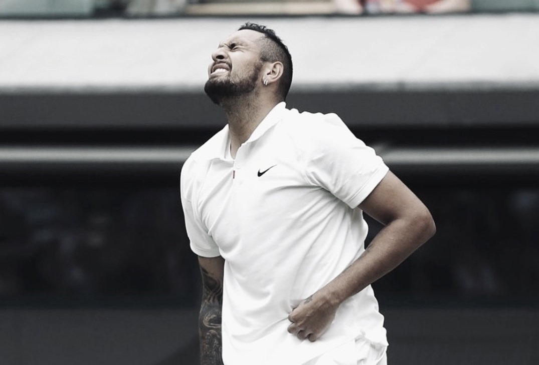 Com dores abdominais, Kyrgios abandona contra Auger-Aliassime em Wimbledon