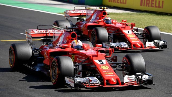 Sebastian Vettel s'impose sur le Hungaroring
