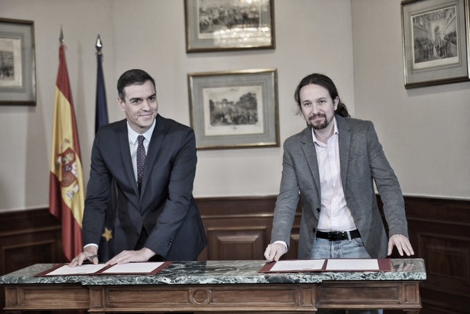 Pacto de Gobierno: Unidas Podemos y PSOE