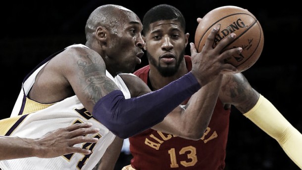 Resumen NBA: Paul George brilla en la noche en la que Kobe Bryant confirmó la retirada